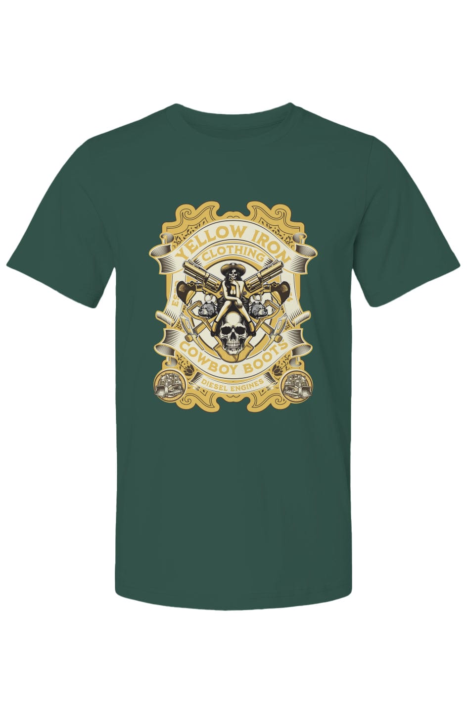 Bella Canvas T Shirt Cowboy boots