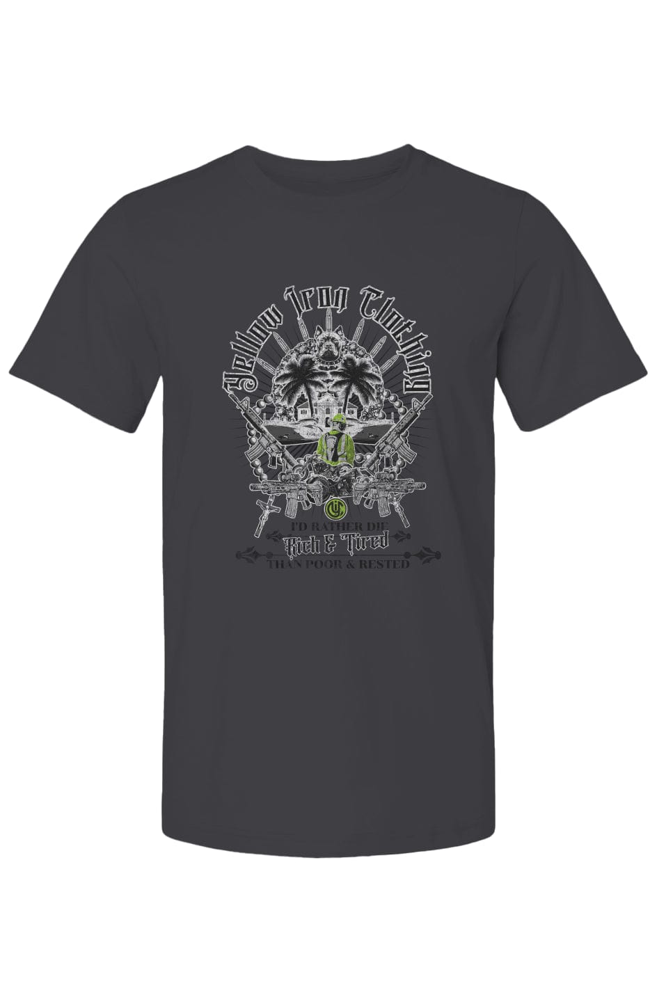 Bella Canvas T Shirt one print Rich & Tired