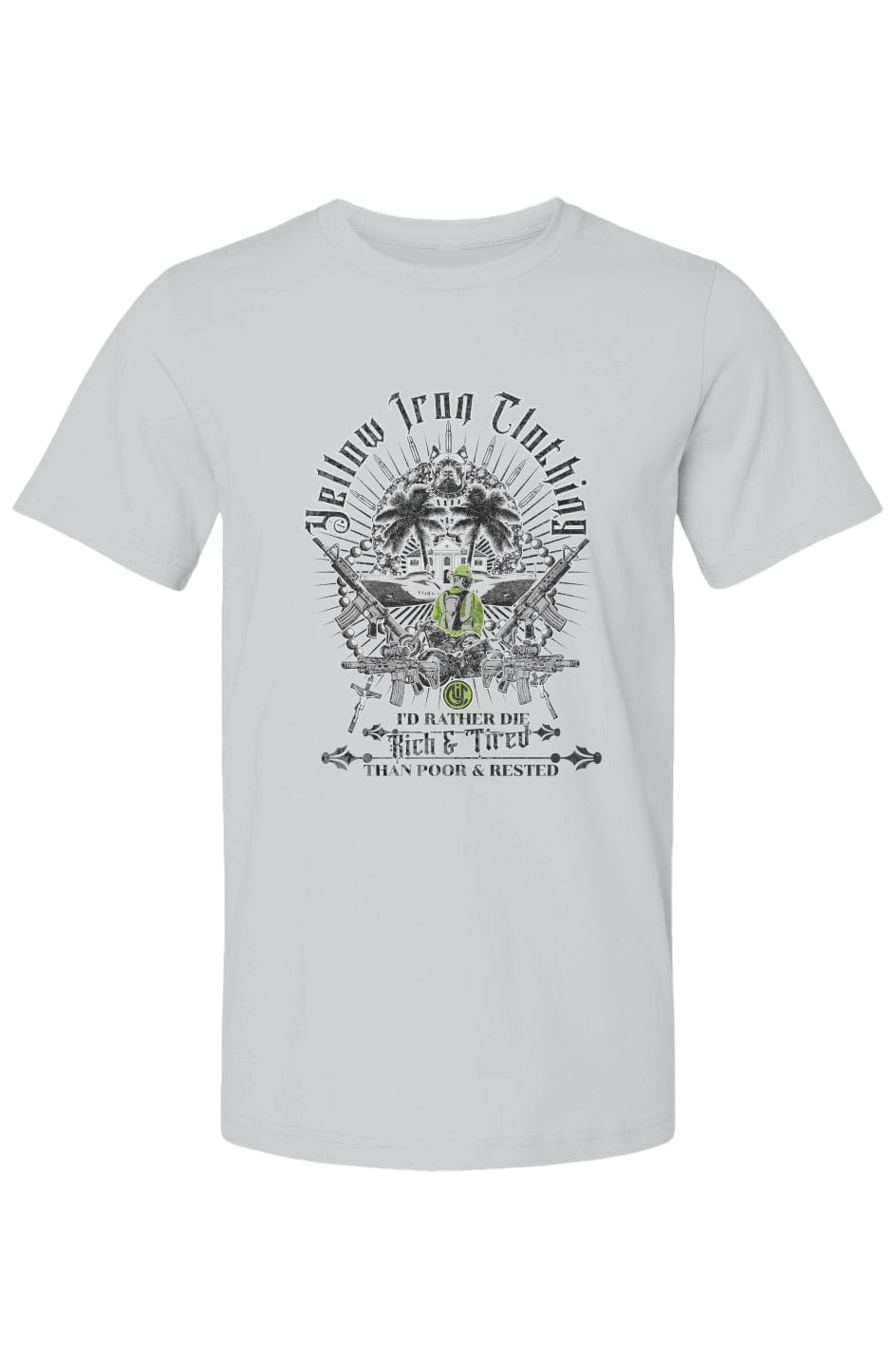 Bella Canvas T Shirt one print Rich & Tired
