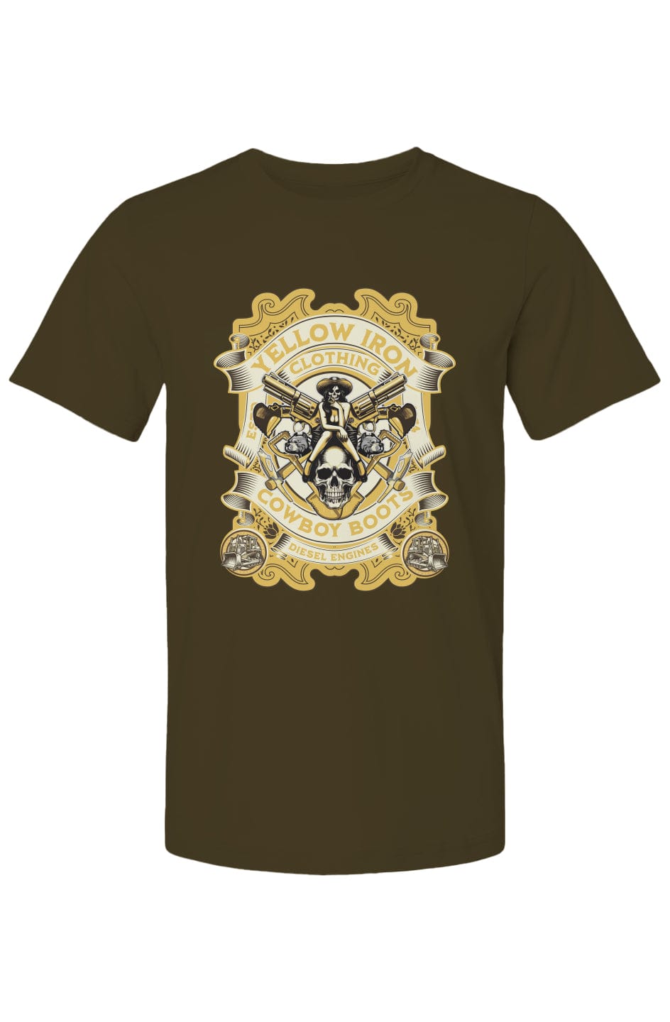 Bella Canvas T Shirt Cowboy boots