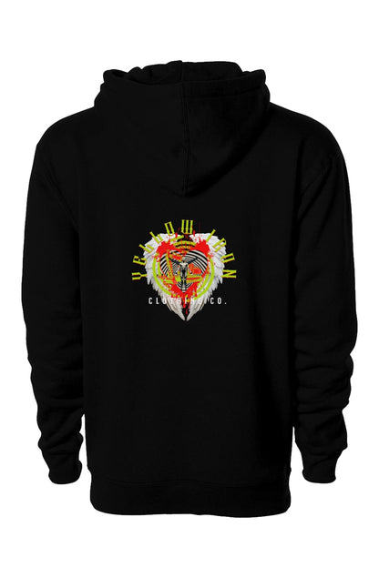 independent heavyweight pullover hoodie two print Follow Ur Heart