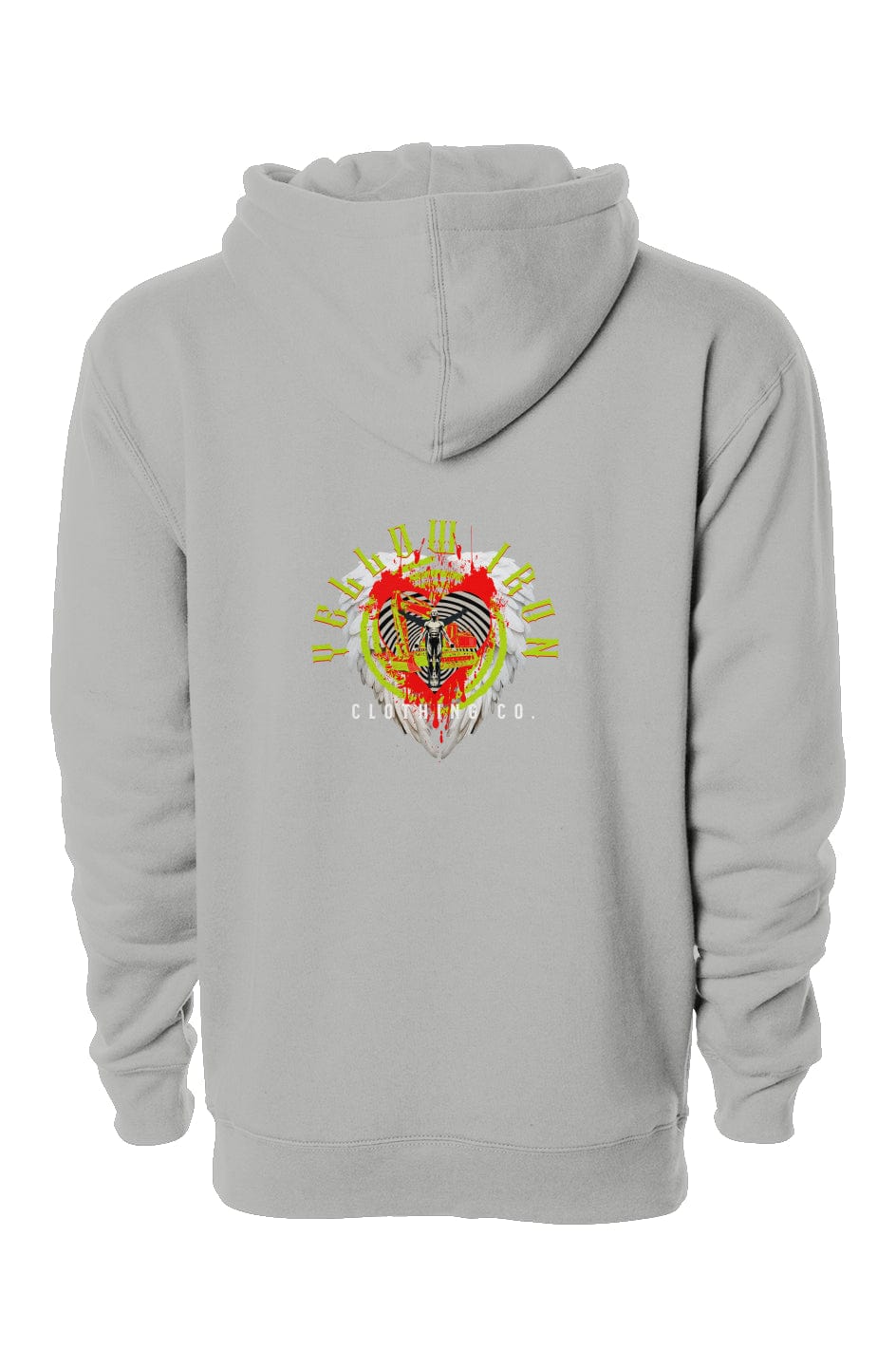 independent heavyweight pullover hoodie two print Follow Ur Heart