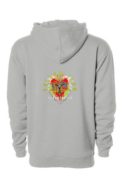 independent heavyweight pullover hoodie two print Follow Ur Heart