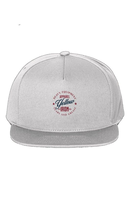 5-Panel Cotton Twill Snapback Cap USA