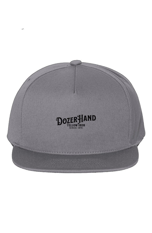 5-Panel Cotton Twill Snapback Cap Dozer Hand