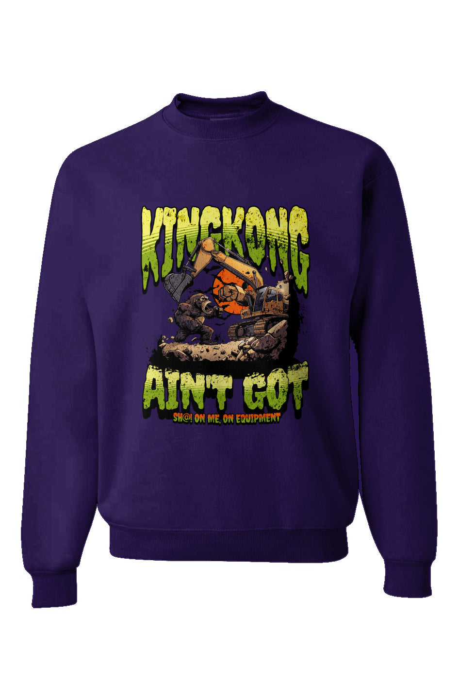 Yellow Iron Attila Da Gorilla Crewneck Sweatshirt