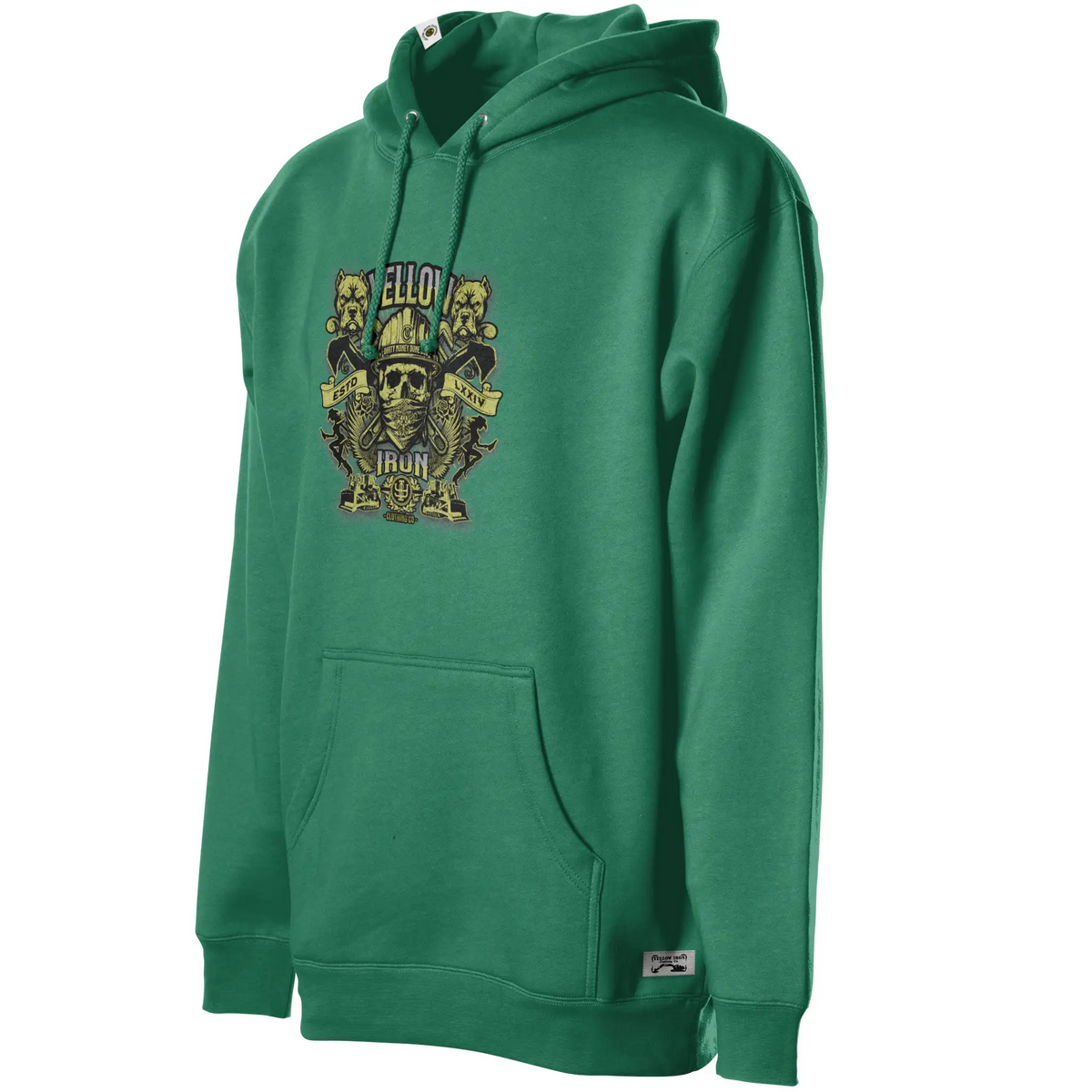 Yellow Iron OG Dune Dog pullover hoody