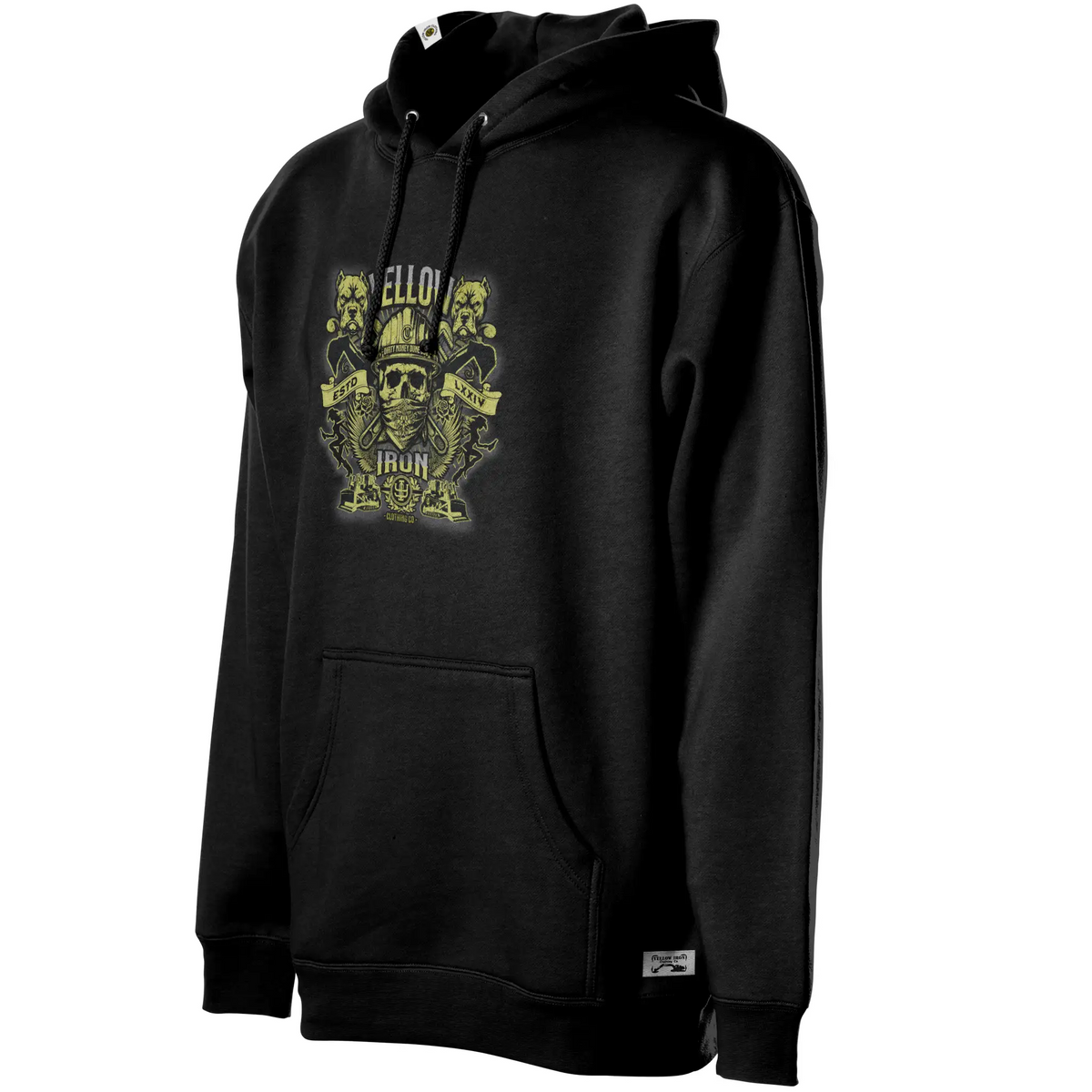 Yellow Iron OG Dune Dog pullover hoody