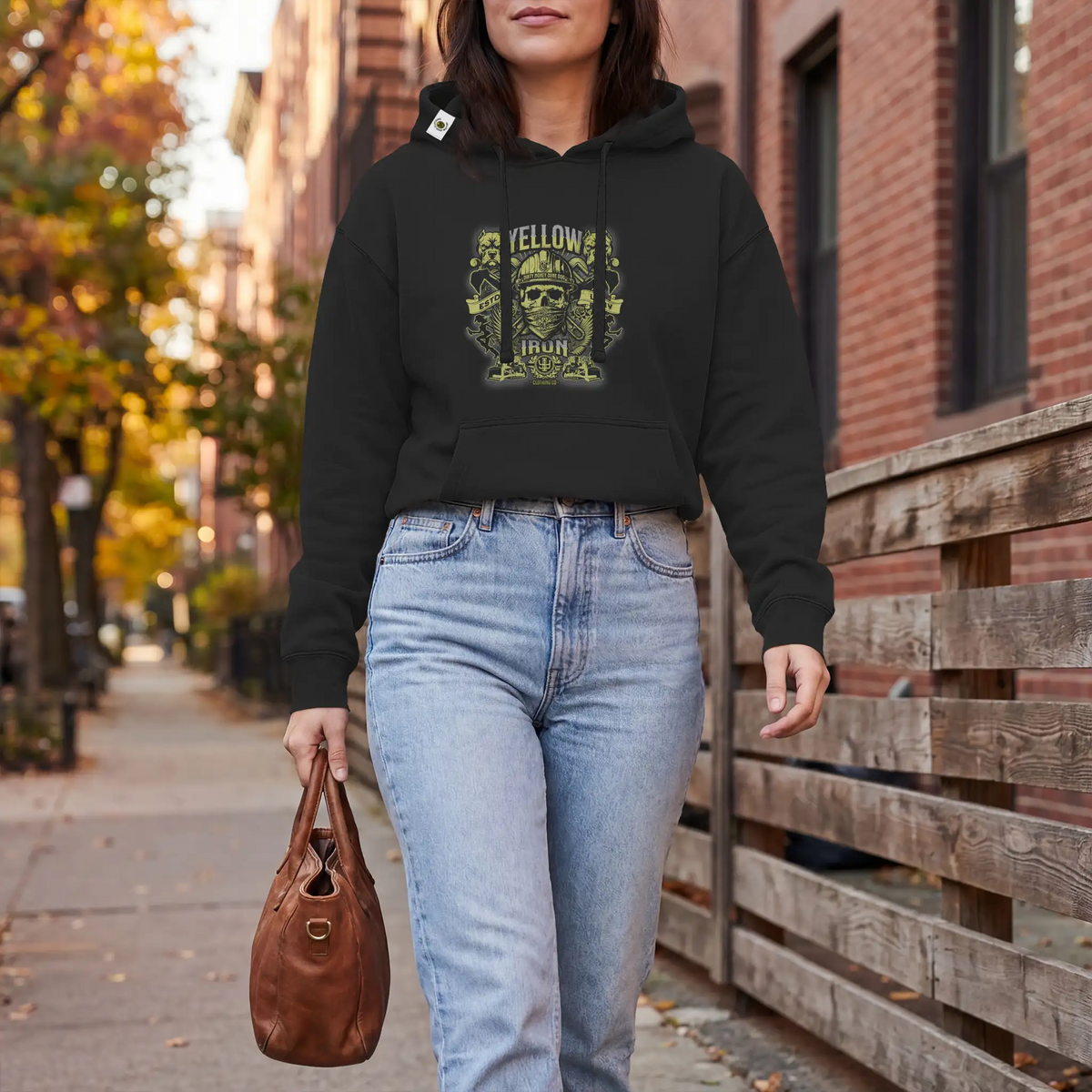Yellow Iron OG Dune Dog pullover hoody
